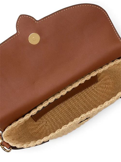 LYNDEN-SHOULDER BAG-SMALL LAUREN RALPH LAUREN | 431P10158001NATURAL/LAUREN TAN